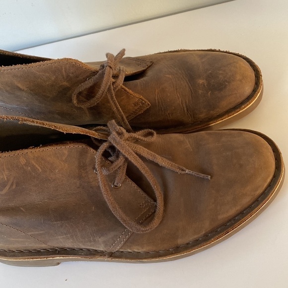 CLARKS classic men’s leather Desert Boots - Picture 9 of 11